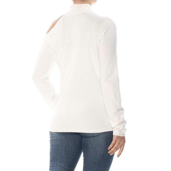 Inc International Concepts Womens One Shoulder Mock Neck Blouse Size S - Picture 2 of 2